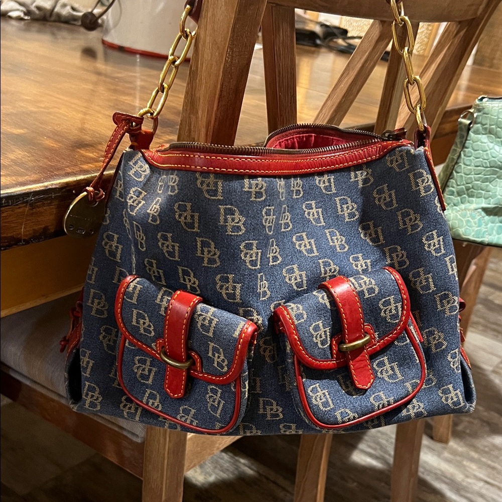 Dooney & Bourke denim shoulder bag